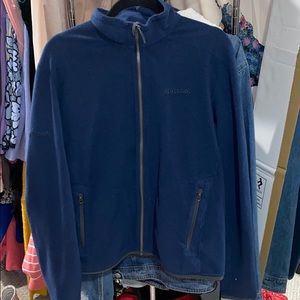 Marmot navy blue zip up fleece